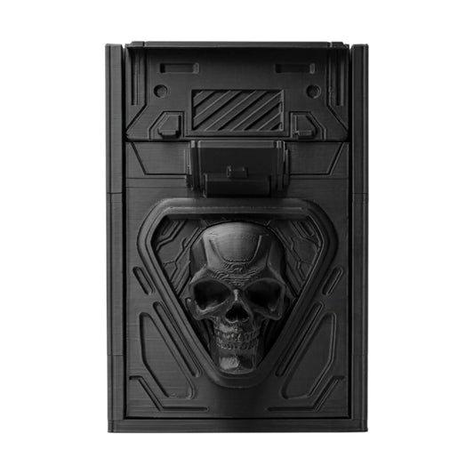 Caja Portamazos MTG Commander Diseño Core Decay con Porta Dados