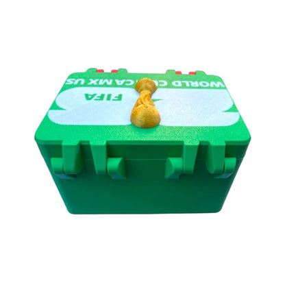 Caja Porta Láminas y Figuritas World Cup Tamaño XL Copa del Mundial 2026
