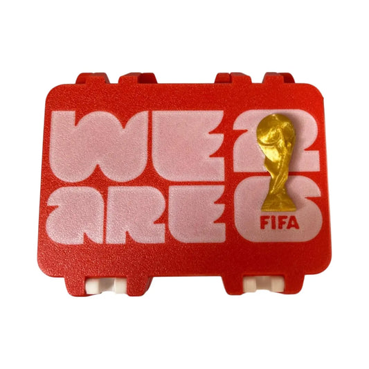 Caja Porta Láminas y Figuritas We Are Copa del Mundo Fifa 2026 - Tamaño XL hasta 1000 láminas