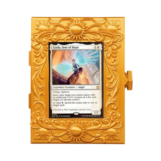 Caja Portamazos MTG Commander Diseño Solar Court