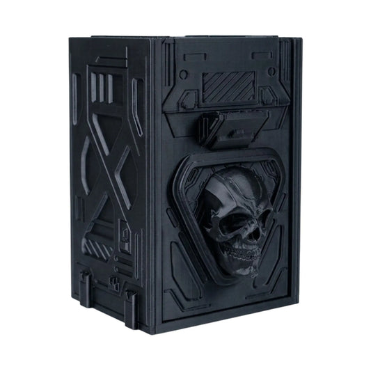 Caja Portamazos MTG Commander Diseño Core Decay con Porta Dados
