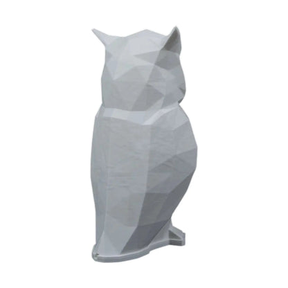 Lámpara LED RGB Búho Low Poly Cat Con Control Remoto 20 cm