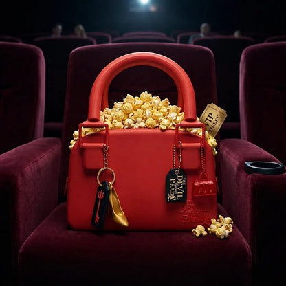 Palomera estreno de película El diablo viste a la moda 2 + llaveros