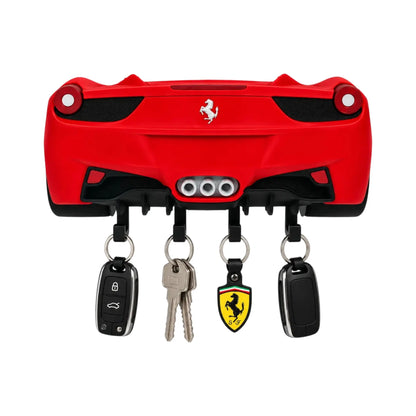 Portallaves de Pared Ferrari 458 - Organizador de Llaves para Auto