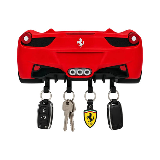 Portallaves de Pared Ferrari 458 - Organizador de Llaves para Auto