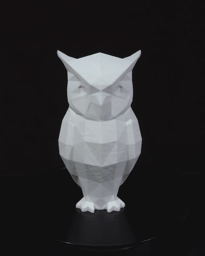 Lámpara LED RGB Búho Low Poly Cat Con Control Remoto 20 cm
