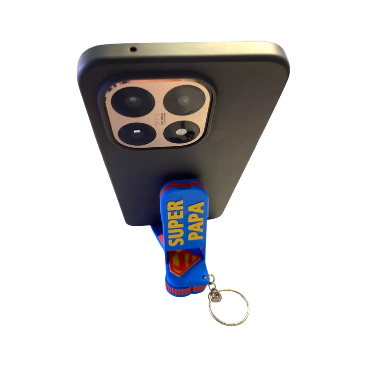 Llavero Soporte de Celular "Super Papá" - Regalo Día del Padre