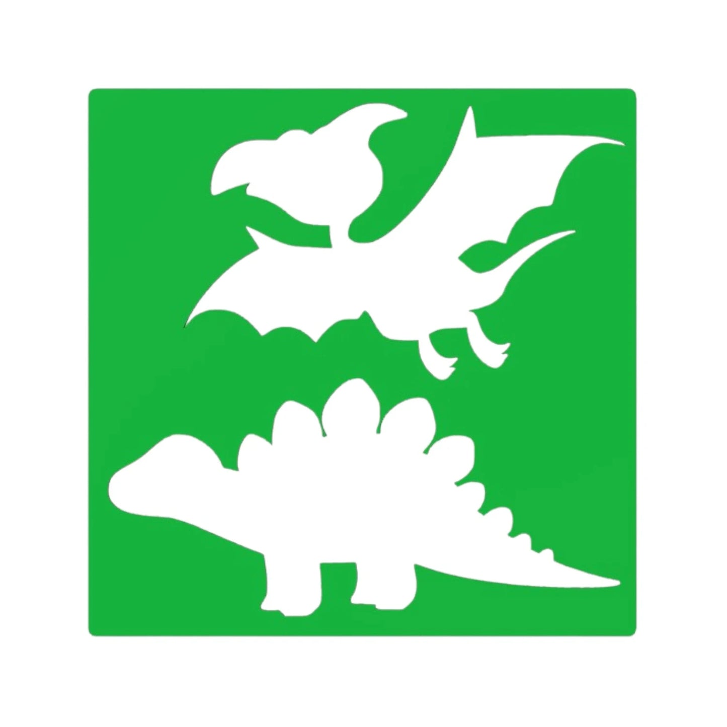 Set de Plantillas para Dibujar Dinosaurios - Stencils Infantiles 3D