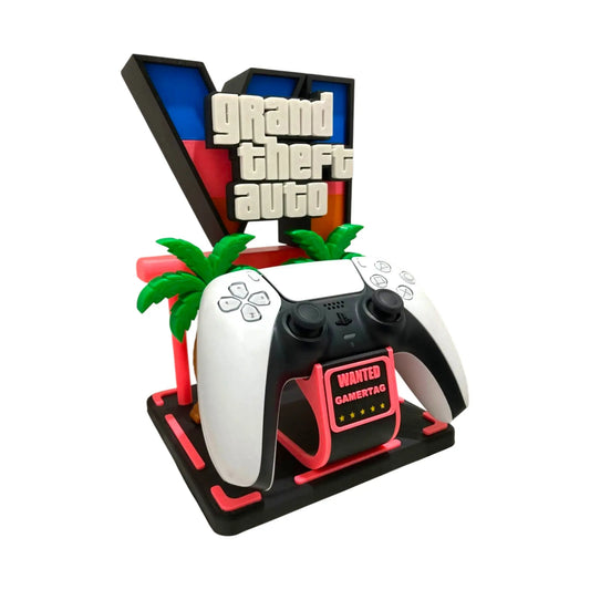 Soporte Control compatible PS5 y Xbox Diseño GTA 6