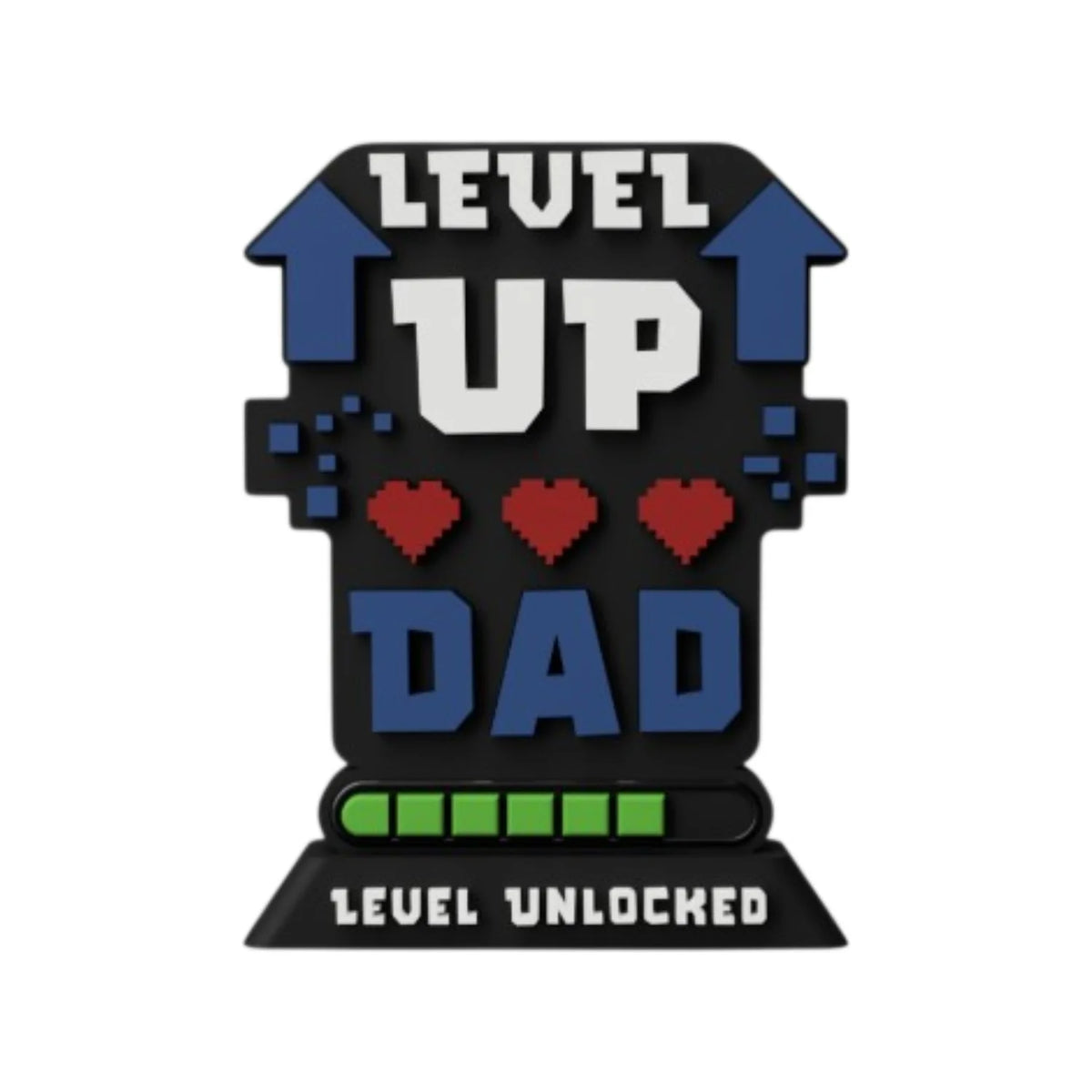 Tofeo Papá Gamer "Level Up Dad" Regalo Día del Padre