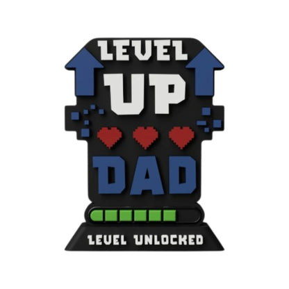 Tofeo Papá Gamer "Level Up Dad" Regalo Día del Padre