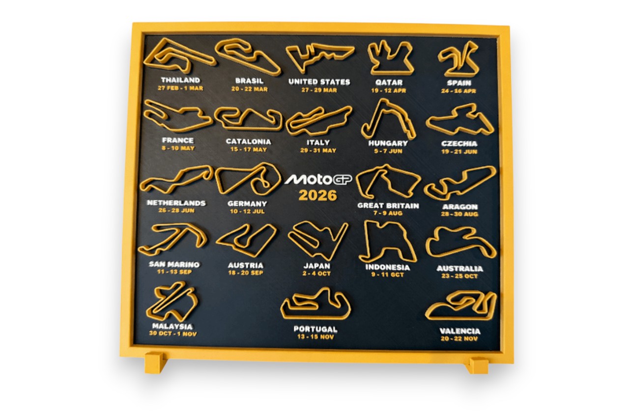 Calendario Moto GP 2026 – Edición Premium