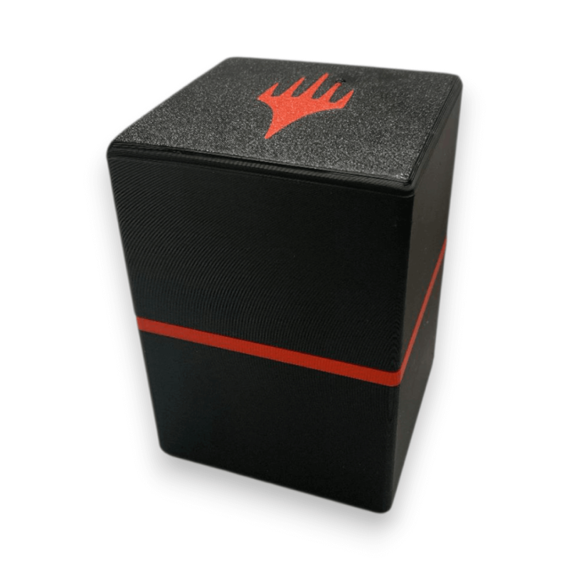 Deckbox Black & Red – Estilo Pro para tus mazos de MTG hasta 100 cartas