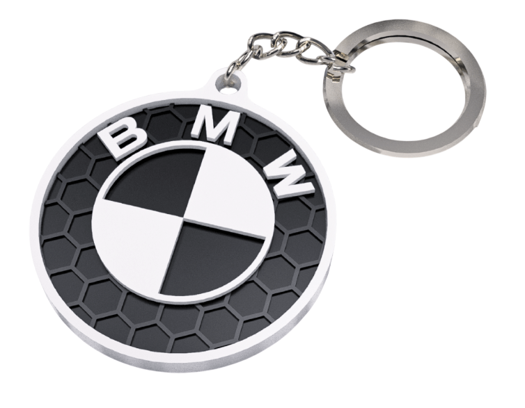 Llavero BMW 3D – Diseño Exclusivo con Textura de Panal