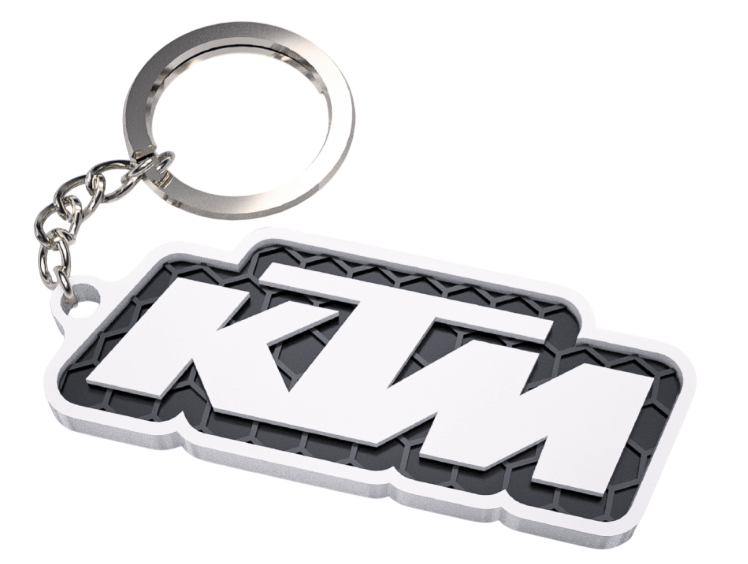 Llavero KMT 3D – Diseño Exclusivo con Textura de Panal